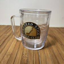 VTG Crooked Stick Golf Club Tervis 12 oz Handled Mug Cup Carmel Indiana Clear  picture