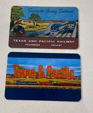 Vintage Texas & Pacific Railroad Pocket Calendars 1955, 1958 picture