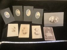 Vintage Cabinet Photos & CVD’s Mixed Lot Children & Adults Lot picture