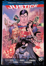 Justice League Rebirth Deluxe HC Batman Superman Collects Rebirth 1 & 1-11 DC picture