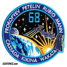 Authentic Expedition 68-NASA SPACEX ISS Mission-A-B Emblem Mission PATCH-NAMES picture