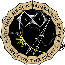 Top Secret NRO Patch Sticker & Magnet We Own The Night Spy Skunk Works CIA NSA picture