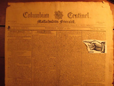 ANTIQUE NEWSPAPER 1802 (Napolean) 