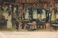c1905 Elaborate Interior of Chinese Tuxedo Restaurant in New York City  Postcard picture