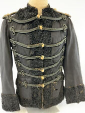 ANTIQUE FRENCH 19th CENTURY HUSSAR PELICE UNIFORM JACKET 1870S-1890S picture