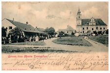 Maria Dreieichen Basilika Austria Church Antique Postcard Posted 1901 picture
