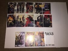 The Walking Dead 115 Lot NM/Raw Condition *ALL OUT WAR* Connecting Cover picture