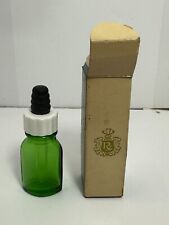 Vintage Green Glass Medicine Bottle with Glass Dropper Pharmacy 1/4 oz. picture