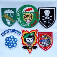 6pcs Vietnam War US Army CCS SF Mike Force MAAG VIET-NAM LLDB ARVN Patch picture