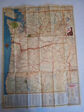 Vintage Map - Signal Gasoline - Washington Oregon Idaho 1940s picture