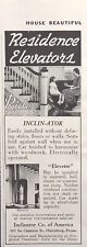 Inclin-ator Residence Elevator Elevette Harrisburg PA Vintage Print Ad 1937 picture
