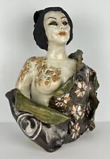 Vtg Pottery Sculpture Geisha Asian Nude Woman Theo Samuels Berkeley California picture