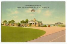 c1940s Springfield Missouri Otto's Motel Courts 3 Miles East on Route 66 picture