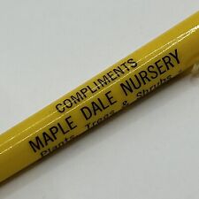 VTG Ballpoint Pen Maple Dale Nursery Jackson Michigan picture