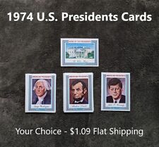 1974 U.S. Presidents Cards-YOUR CHOICE-$1.09 Flat Shipping picture