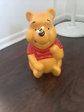 Vintage Treasure Craft Disney Winnie The Pooh Cookie Jar Bee On Nose 10” Tall picture