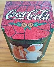 Classic  1998 Old Fashioned Christmas Drink Coca-Cola Collectible Tin  picture