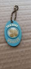 Vintage Calvert Extra Whiskey Four Leaf Clover Keyring Keychain picture