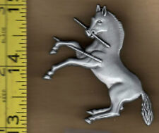 ONE RAMPANT COLT FIREARMS 2'' MEDALLION PINS PEWTER FINISH NEW CONDITION picture