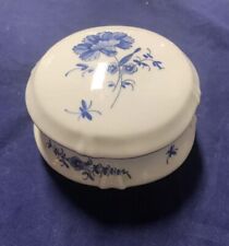 Antique Rare Porcelain de Chantilly Décor a la Main Limoges France Trinket Box picture