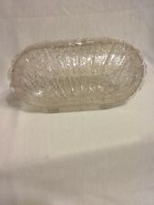 VTG ED HARDY CLEAR CONFETTI SPARKLES LUCITE HARD CLAM SHELL SHAPE CLUTCH PURSE picture