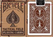 Tactical Field Desert Brown Bicycle Playing Cards Poker Size Deck USPCC Custom picture