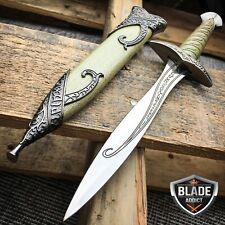 MEDIEVAL ROMAN FANTASY DAGGER SWORD Fixed Blade Collectible Crusader KNIFE NEW picture