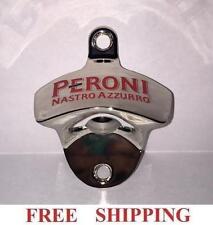 PERONI NASTRO AZZURRO STATIONARY WALL MOUNTED BEER BOTTLE OPENER NEW picture