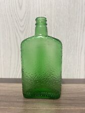 Rare Vintage Green Half Pint Liquor Bottle  picture