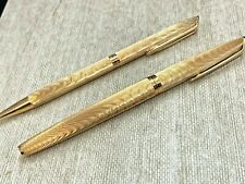 WATERMAN FRANCE GOLDEN WRITING INSTRUMENTS SET 18k POINT IN BOX gold tips picture