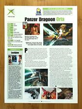 2002 Panzer Dragoon Orta Xbox PREVIEW PAGE Print Ad/Poster Official Original Art picture