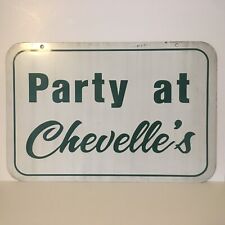 Party Custom Double Sided Metal Sign Bar,  Business, Man Cave 18” X 12” picture