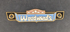 Vintage Woodward's Department Store Canada brass plate badge picture