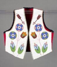 Native American Design Handmade Beaded Vest Front Powwow Regalia XNV506 picture