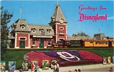 Early Disneyland Postcard ENTRANCE Santa Fe Depot A-2 NT 0230 A-O Series 1956-66 picture