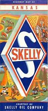 Skelly Oil Company Kansas Highway Map Vintage CPC56 picture