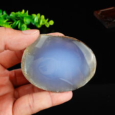 Natural Blue Chalcedony Rough Polished Energy Stone Rock Crystal Reiki Decor picture