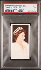 1983 Brooke Bond Queen Elizabeth I & II QUEEN ELIZABETH #44 PSA 3 VG picture