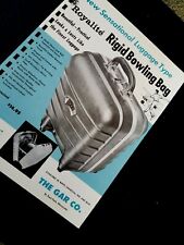 Vintage ROYALITE Rigid Bowling Bag, The Gar Co 1962 Page Manar Sales Catalog picture