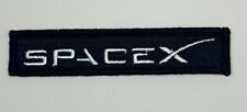 Original SPACEX MISSIONS BLACK LOGO PATCH NASA 3” Long IRON ON/SEW ON picture