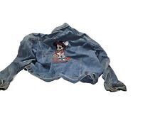  Vintage Disney MGM Studios Mickey Mouse Denim Jacket Size XL Rare picture