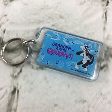 Warner Bros Sylvester Grandpa Your Groovy Key Chain Collectible Vintage ‘90s picture