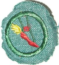 1947-1948 Girl Scout Dancer Badge - Round with extra material picture