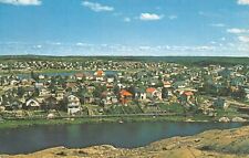 FLIN FLON Manitoba Canada postcard aerial view of town 1959 picture