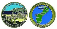 ANDERSON AIR FORCE BASE GUAM WHERE AMERICAS DAY BEGINS CHALLENGE COIN  picture