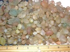 Topaz crystal all natural alluvial mixed color/grade 1 pound 3/8-1