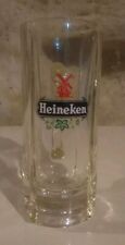 Heineken Beer Stein Mug Glass Front Logo Windmill 6.5