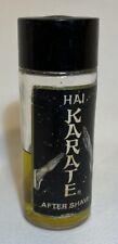 Vintage Hai Karate After Shave 4 Fl Oz  118 Ml 1966-68 Original Half Full No Box picture