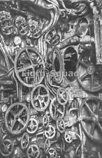 WW1 Picture Photo WWI control room of U-boat German submarine UB-110 7963 picture