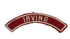 IRVING Red and White Community Strip RWS worn [Z1977] picture